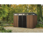 Сарай Пент (PENT) 11х7 SHED, серый, коричневый