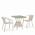 Комплект плетеной мебели из искусственного ротанга T706/Y137C-W85 2Pcs Latte