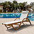 Шезлонг-лежак из сибирской лиственницы AFM-511 Black, Olive, White, Мальта