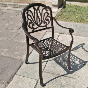 Металлическая мебель из литого алюминия Rimini 8
