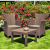 Комплект "Rosario balcony set" (Розарио сет), капучино, графит, коричневый Комплект "Rosario balcony set" (Розарио сет), капучино, графит, коричневый