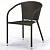 Плетеное кресло из искусственного ротанга Y137C-W53 Brown