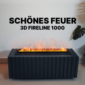 Каминокомплект Custom с очагом Schones Feuer 3D FireLine 1000