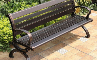 Садовая скамья Sorrento из алюминия