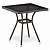 Плетеный стол T282BNT-W53-70x70 Brown